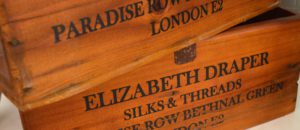 Wooden crate - Elizabeth Draper