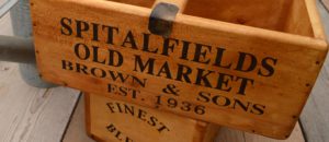 Wooden crates - Spitalfields old market
