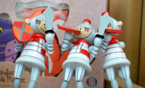 Wooden toy soliders