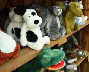 Dog, Rabbit & Dinosaur Plush Toys