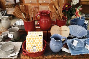 Display of kitchenware