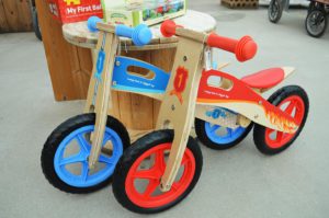 Child's wooden bike