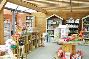 The Barn - Toys & Games display